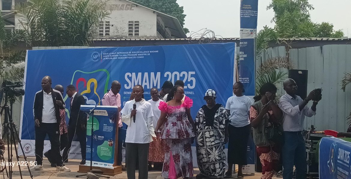 Semaine mondiale de l’allaitement maternel 2025 en RDC: l&rsquo;allaitement maternel exclusif, garantie de la première vaccination naturelle de l’enfant