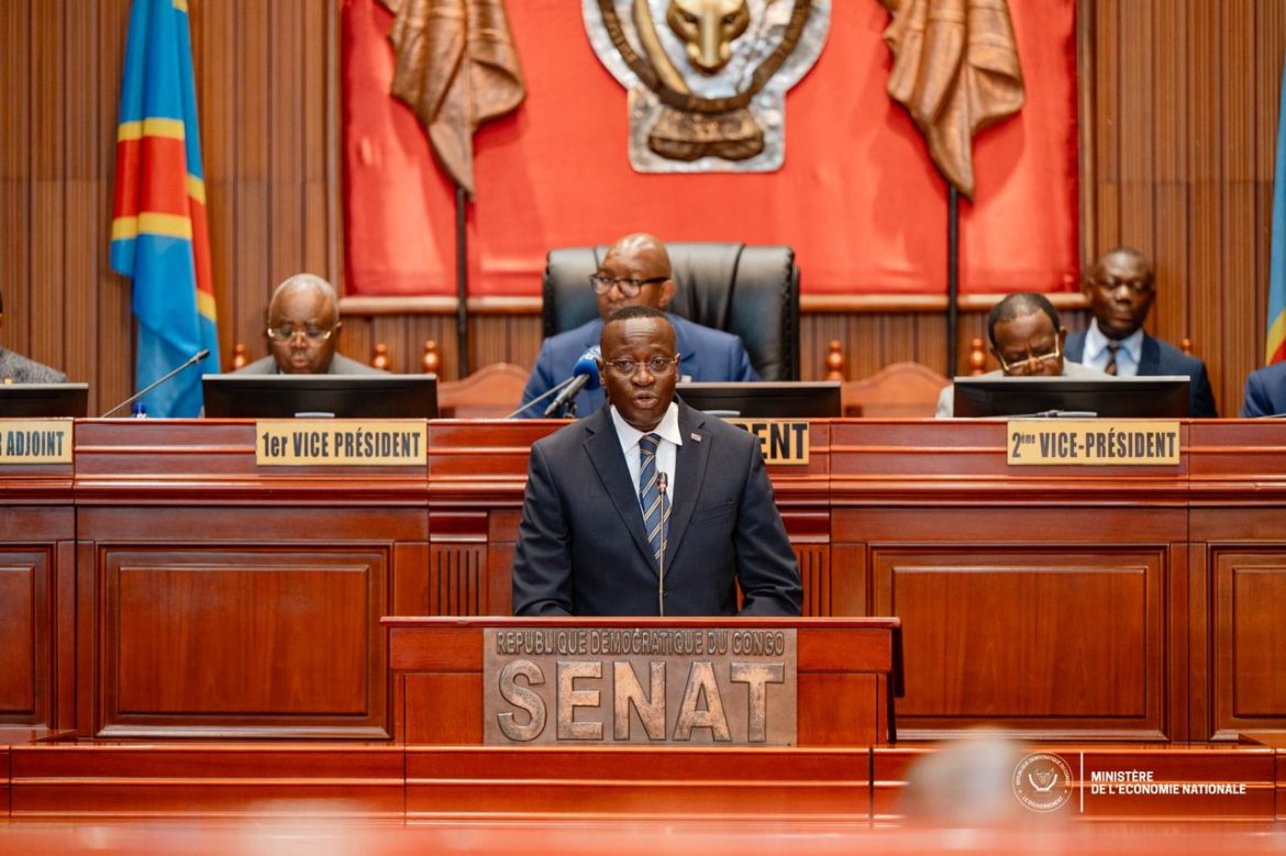 RDC : le ministre de l’Économie rassure le Sénat sur la stabilité du franc congolais