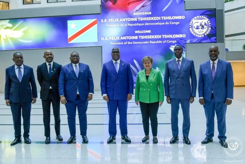 Washington : le Président Félix Tshisekedi échange avec le FMI sur les avancées économiques de la RDC