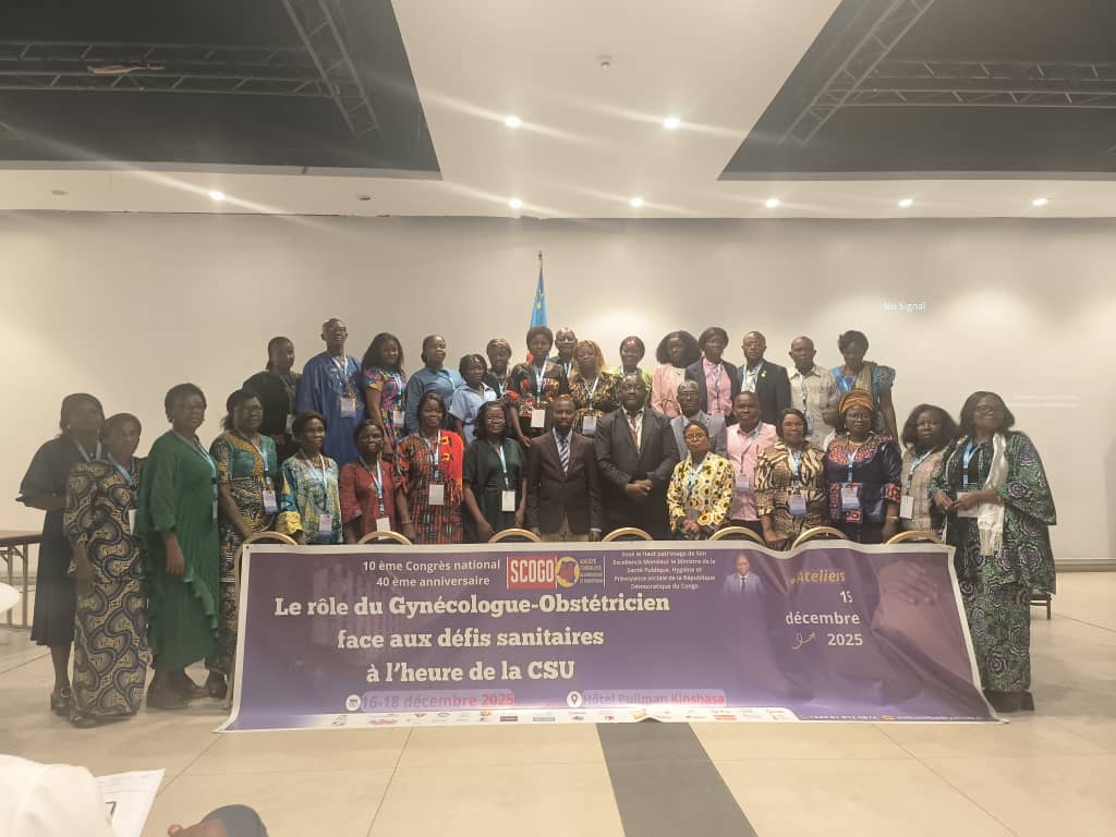 Kinshasa : le 10ᵉ Congrès national des gynécologues appelle à des actions urgentes pour la santé mère-enfant